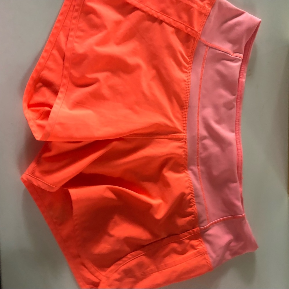 Lululemon Size 6 shorts Coral/Pink